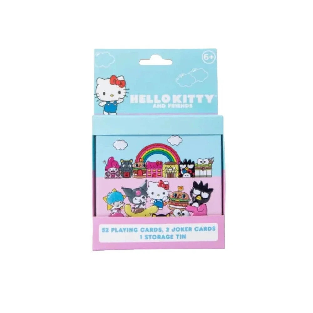 Hello Kitty and Friends Playing Cards in Tin Box‎ Gift Collectible New